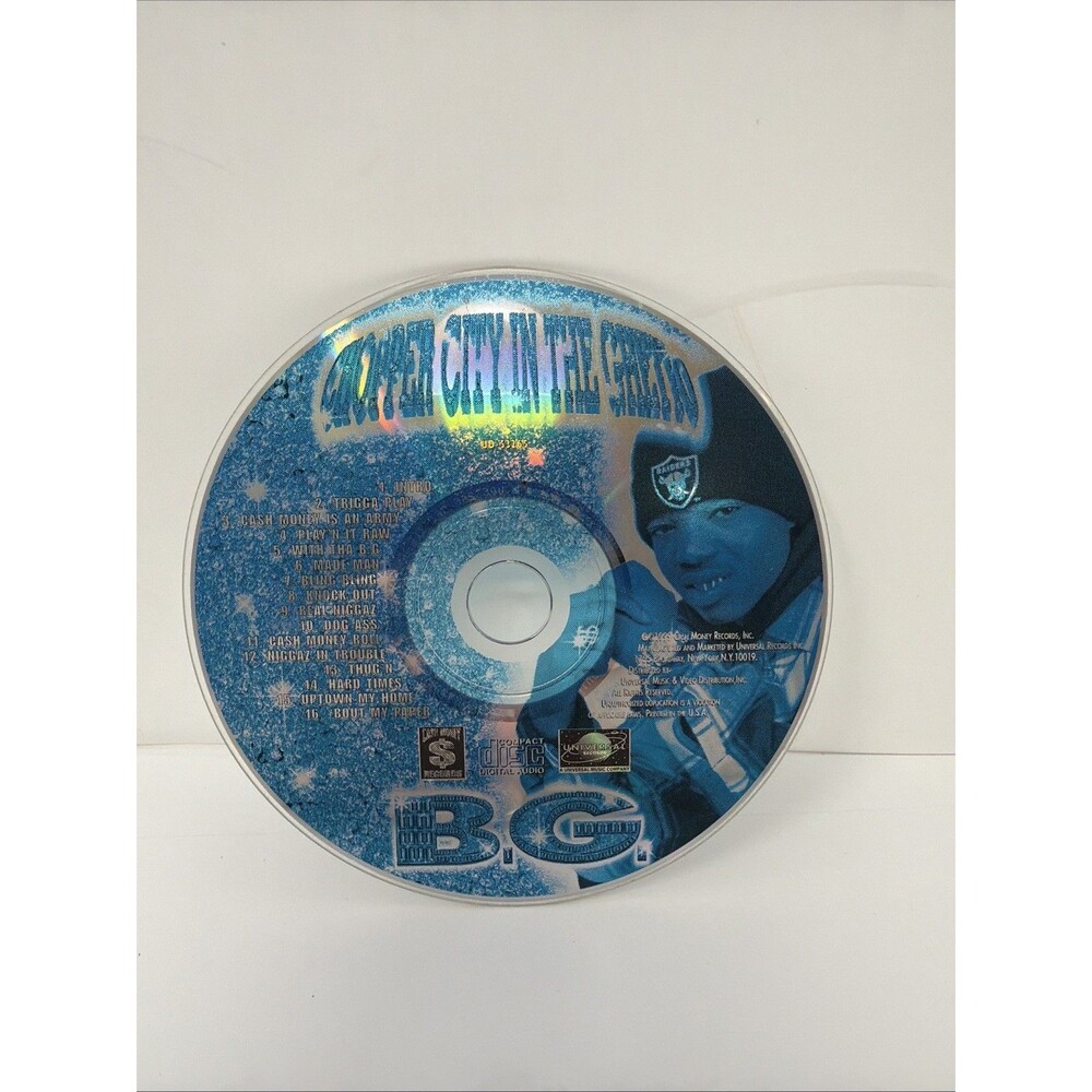 Chopper City in the Ghetto by B.G. (CD 1999) Cash Money Records DISC ONLY